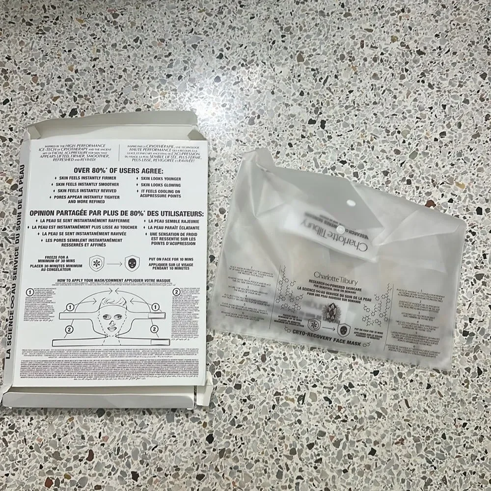 Charlotte Tilbury cry recovery face mask reusable